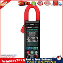 Professional Portable Digital Multimeter Clamp DMM Measuring Meter (Red) Newly