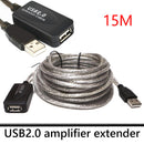 USB2.0 Male to Female Active Repeater Extension Cable Cord Adapter (15m)
