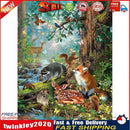 Painting By Numbers Kit DIY Animal World Canvas Oil Art Picture Home Decor Newly