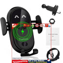 Wireless Car Charger Auto Clamping Air Vent Phone Holder (Black Regular) Newly