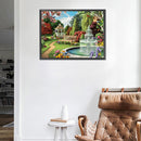 Handicraft Full Square Drill Diamond Scenery Painting Home Decoration Art C