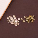 20pcs Copper Leather Craft Belt Wallet Solid Brass Nail Rivets Screws(3) Newly