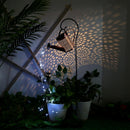 LED Solar Kettle Light Hollow Water Can Fairy String Lamp Garden Decor (B)