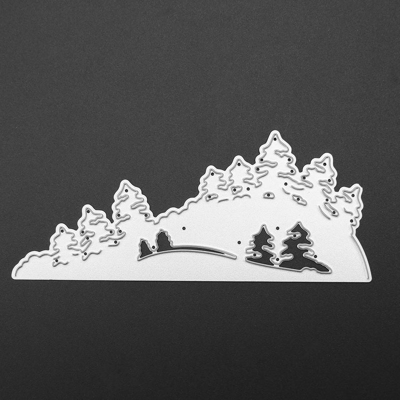 Tree Pattern Metal Punching Molds Stencil DIY Scrapbooking Dies Metal Christmas