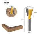 Woodworking Tool Dovetail Router Cutter Hradness End Cutter Dovetail Router Bit