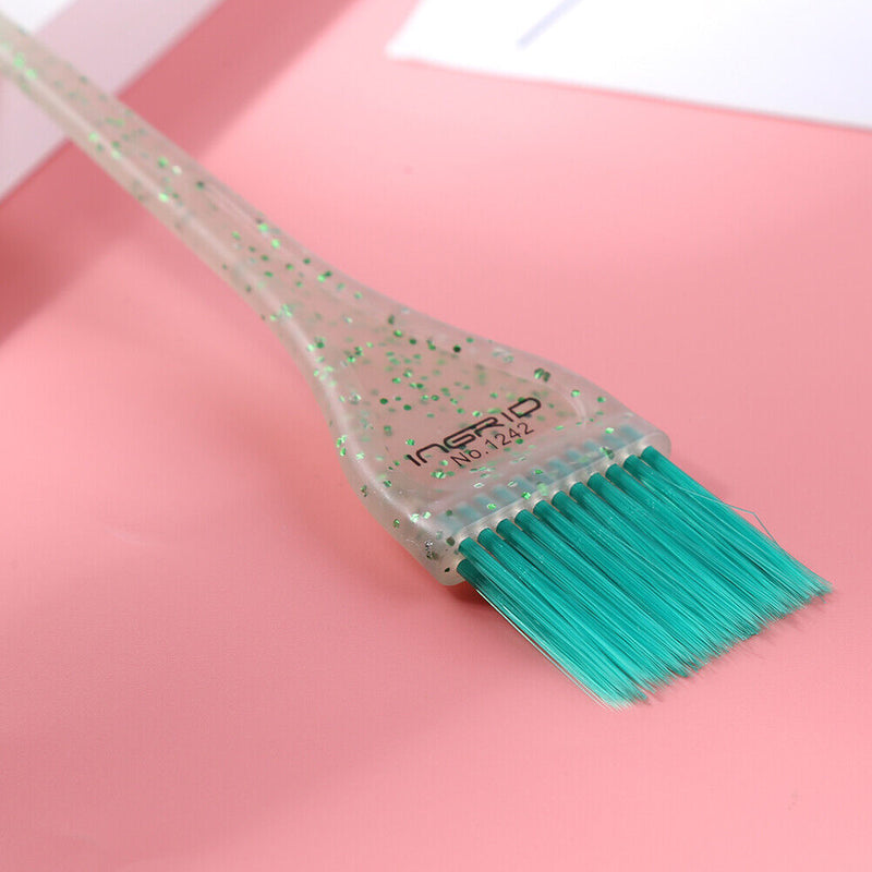 Soft Fibre Glitter Easy Clean Brush Hair Coloring Brush Comb Salon Accessorie