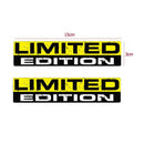 2pcs Car Stickers 15x3cm LIMITED EDITION Funny Reflective Vinyl Decals