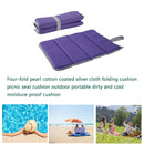 Beach Camping Mat Folding Cushion for Backpacking Mountaineering (Purple) Newly