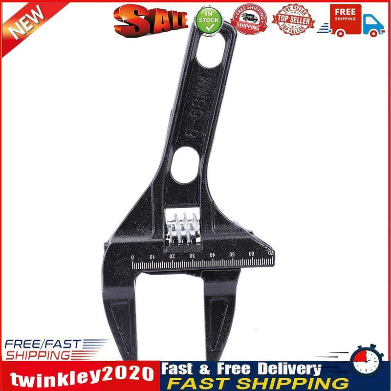 Adjustable Wrench Multi-function Large Open Spanner for Bathroom Screw (A) Newly