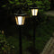 Solar Power LED Light Path Way Wall Landscape Garden Lamp (Warm White) Newly