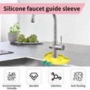 Silicone Faucet Surrounded Mat with Diversion Groove Kitchen Accessory (A)