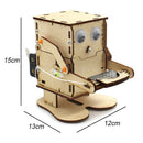 Robot Eating Coin DIY Kit Invention School Physics Teaching Aids for Children