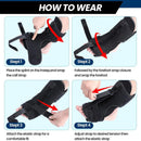 Plantar Fasciitis Night Splint Adjustable Drop Foot Orthotic Brace Pain Relief:
