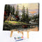DIY Digital Oil Painting By Numbers Riverside Hat Canvas Acrylic Art 40x50cm