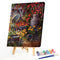 Yard Corner Oil Paint By Numbers DIY Acrylic Painting on Canvas Wall Art Pict