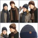Beanie Hat Women Winter Hat Scarf Gloves Set Touchscreen Gloves Knitted Warm