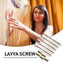 5x Lyre Small Harp Seven Ten String Pin Nails Musical Stringed Instrument Parts