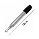 Blow Fire Tube Outdoor Camping Cooking Retractable Mouth Blowpipe (Black) Newly