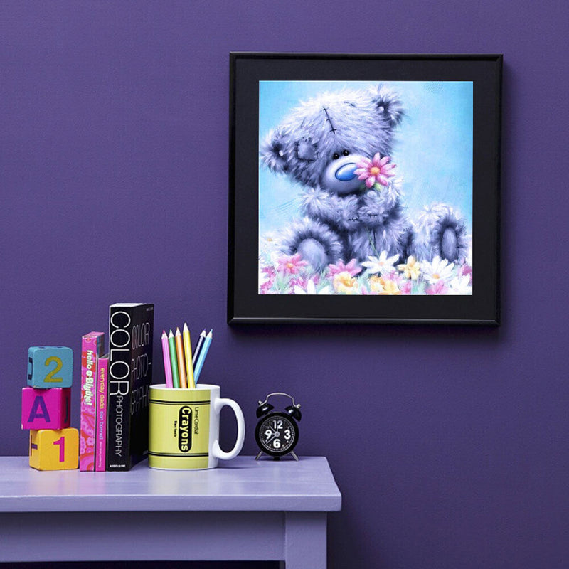 5D DIY Diamond Painting Full Round Drill Animal Bear Wall Decor Rhinestone Art
