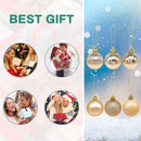 36pcs Christmas Baubles Electroplating PVC Christmas Ornaments Xmas Decorations