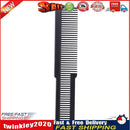 Hairdressing Carbon Anti-static Comb Wide Tooth Hair Clipper Comb (Black) Newly