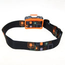 300LM Mini Super Bright Headlight R3 + 2 LED 4 mode white orange