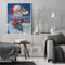 Frameless Oil Paint By Numbers DIY Santa Claus Present Picture Craft for Room