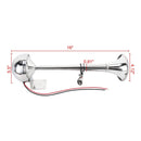 12V Polished Stainless Steel Single Trumpet Horn Low Tone for Marine Boat Newly