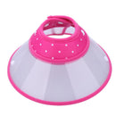 Dog Wound Recovery Cover Pet Anti-Bite Lick Medical Cone Collar (Pink XL) Newly