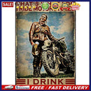 Motorcycle Riding Notes Sheet Metal Drawing Metal Painting Tin Wall Home Po