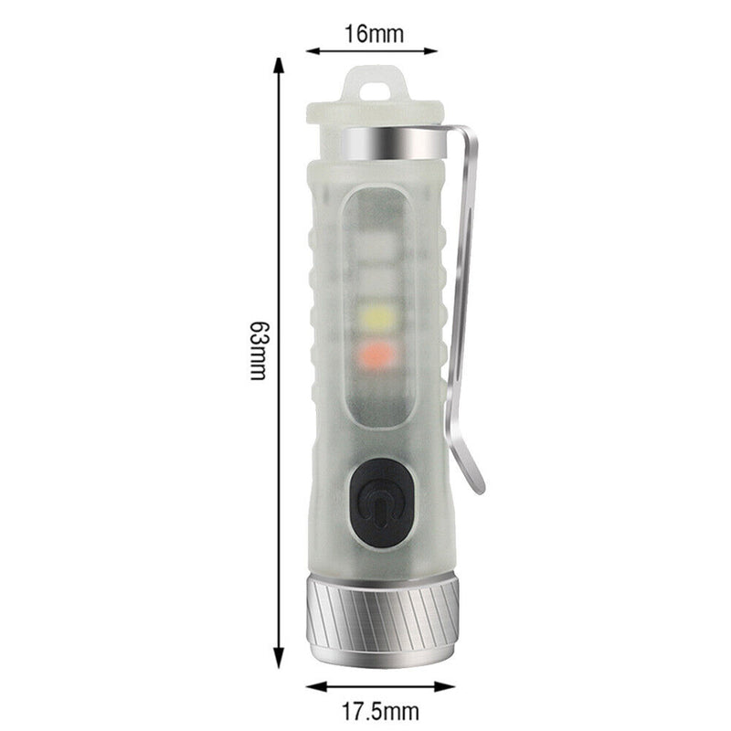 UV XPG2 LED Mini Flashlight Keychains 395nm Pocket Torch for Outdoor Camping