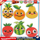 Diamond Painting Cartoon Stickers Kids DIY Round Drill Mosaic Decals (14) Newly