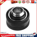 G1/4 Thread Rigid Tube 14mm Hard Tube Extender for PC Water Cooling(Black)