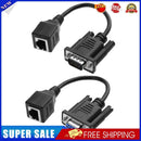 1set DB9 Male Female to RJ45 Female Cable Extender Adapter Converter