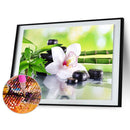 5D DIY Diamond Painting Flower Bamboo Cross Stitch Embroidery Rhinestones Mosaic