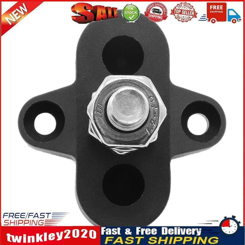 Bus Bar Power Terminal Block Heavy Duty M8 Power Distribution Stud (Black) Newly