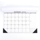 2022 Desk Calendar 18 Monthly Hanging / Desktop Blotter (2 Black Classic)