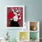 Girl with Flower Oil Paint By Number Kit DIY Frameless Drawing Picture for Ad