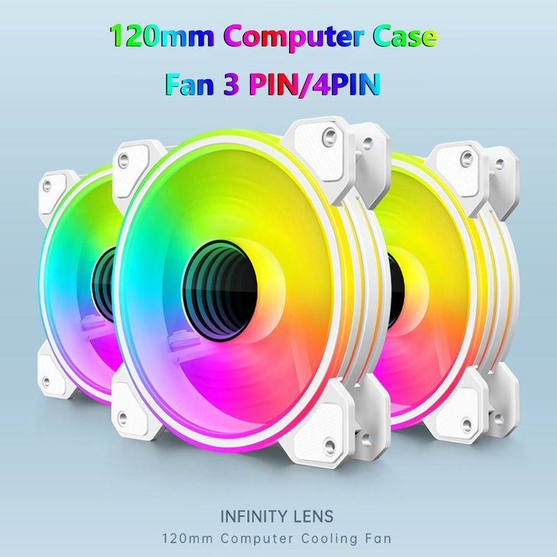 Desktop 4 PIN LED PWM Chassis Fan Computer Case Fan Cooling Fans Radiator