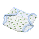 Baby Infants Breathable Soft Cotton Diaper Pants Reusable Nappy (Frog)