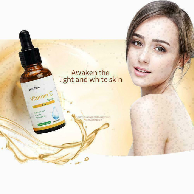 30ml Yaluronic Acid Vitamin C Serum Skin Whitening I9W9 Moisturizng G7P1 W4H7