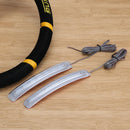 2pcs Car Rearview Mirror Lamp Turning Light Soft LED Board Turning Lights