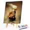 Smoke Girl Oil Paint By Numbers DIY Handpainted on Canvas Wall Art Picture
