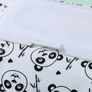 Clamshell Cosmetic Pouch Carrying Case Clean Wipes Container Wipe Bag