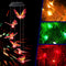 LED Solar Wind Chime Butterfly Light Color Changing IP65 Hanging Lamp (A) Newly