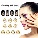 10pcs Clear Nail Art Rhinestone DIY Adorable Nail Decor Accessories (8mm)