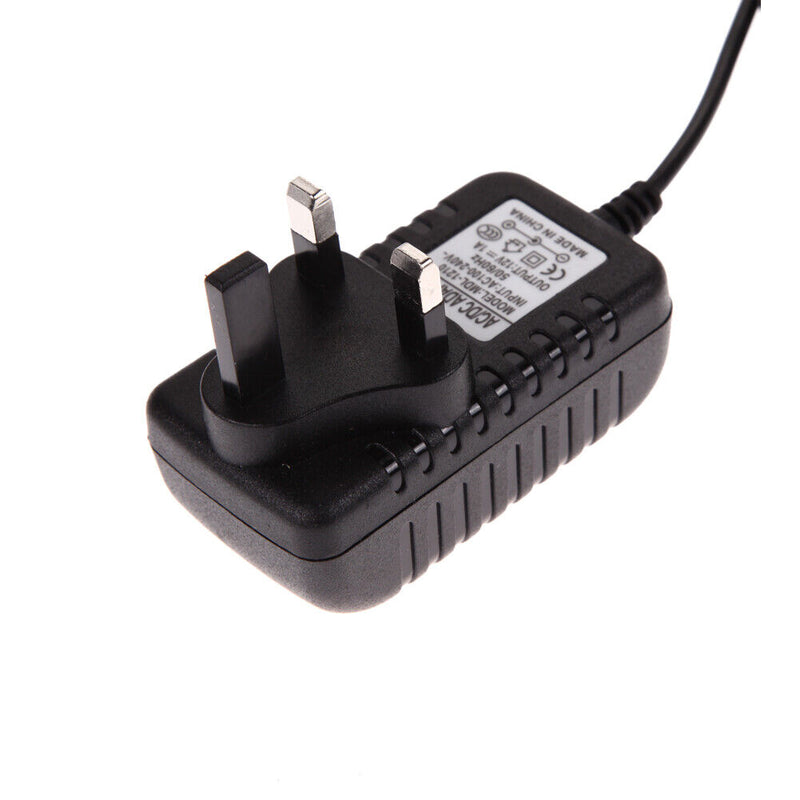 AC 100-240V Converter Adapter DC 5.5 x 2.5MM 12V 1A 1000mA Charger UK Plug