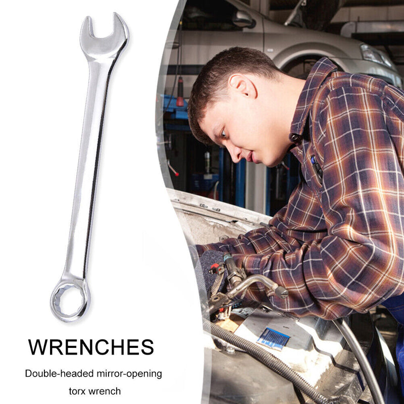 Double Head 6mm Open Box End Metric Wrench Opened Ring Dual Use Spanner