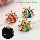 Zircon Decor Ladybug Brooches Insect Brooch Pin Animal Brooch Costume Badge Pin