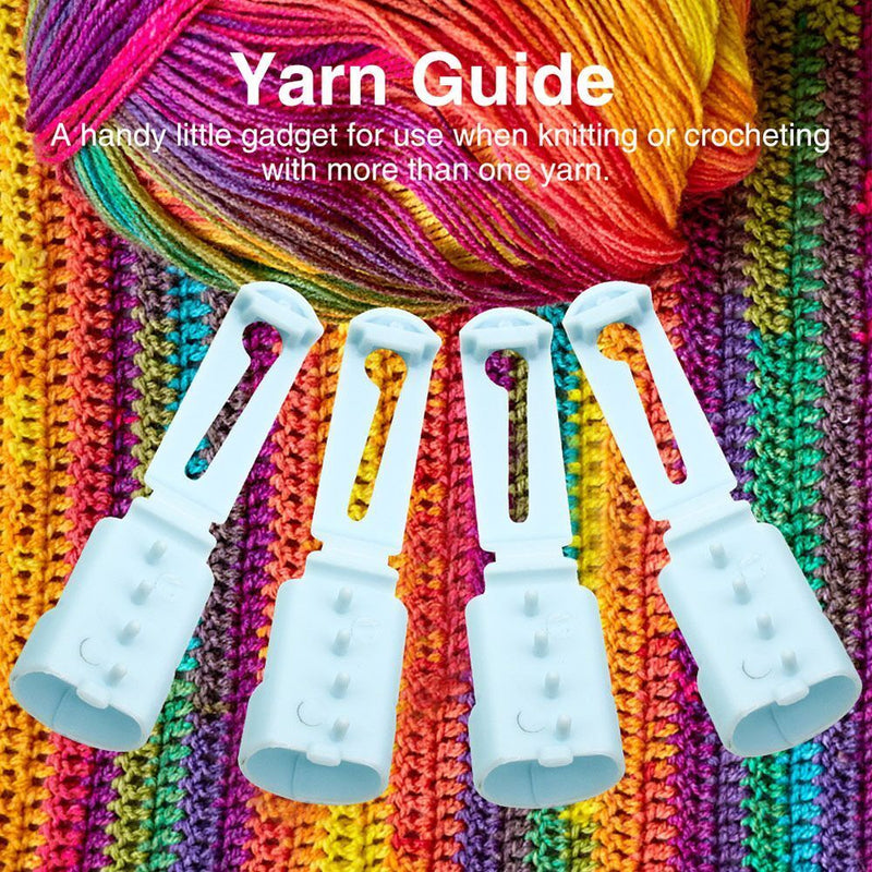 Wear Thimble Ring Finger Splitter Knitting Tools Yarn Guide Finger Holder